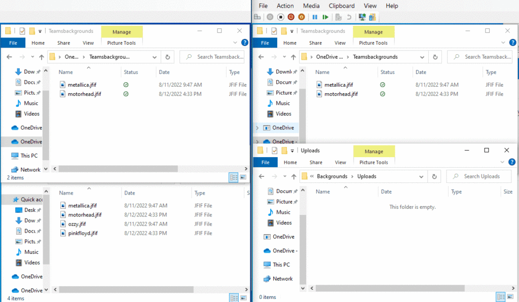 Sync Users’ Teams Backgrounds (or other files) with OneDrive using Intune