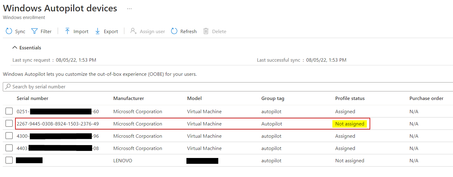 Manually register new or existing devices with Autopilot – SMBtotheCloud
