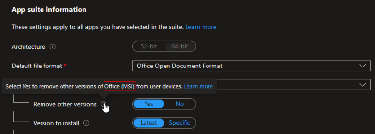 Remove Any Installed Version of Microsoft Office When Deploying M365 ...