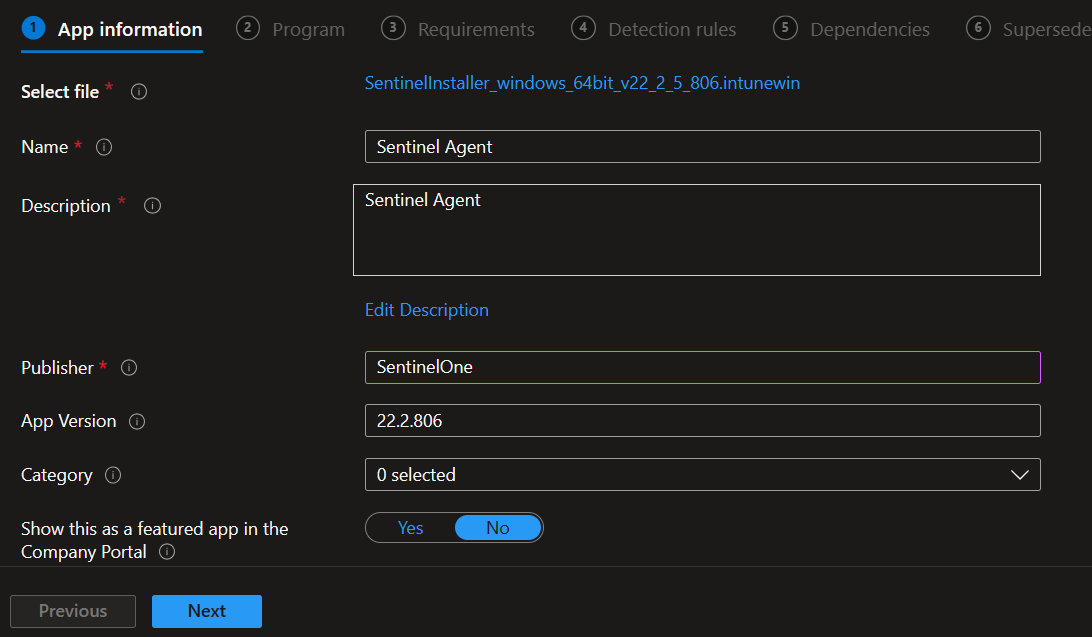 Deploy SentinelOne With Intune - SMBtotheCloud